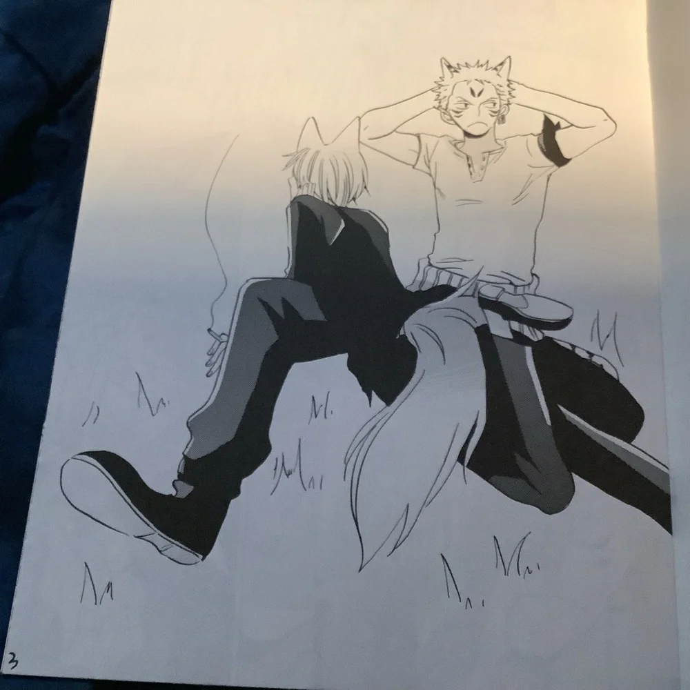 Zoro Sanji One Piece manga Doujinshi しっぽのきもち vols 1&2 by S木チズル (Musouzin ムソウジン) - Picture 6 of 9